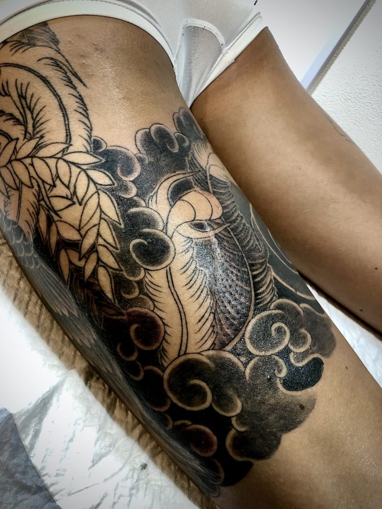 ボカシの技法 Tattoo Studio 貴ぼん